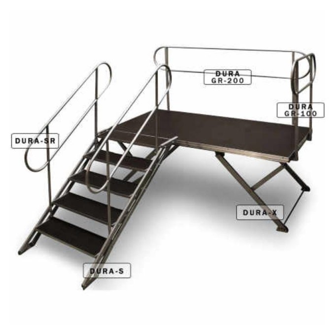 Фермы для сцены DURATRUSS DURA-SR rails for stair (pair) 33355
