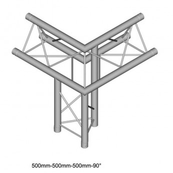 Фермы для сцены DURA TRUSS DT 23 C31-ULDR 3way corner 90 DURATRUSS 33413 Фермы для сцены DURA TRUSS DT 23 C31-ULDR 3way corner 90 DURATRUSS 33413