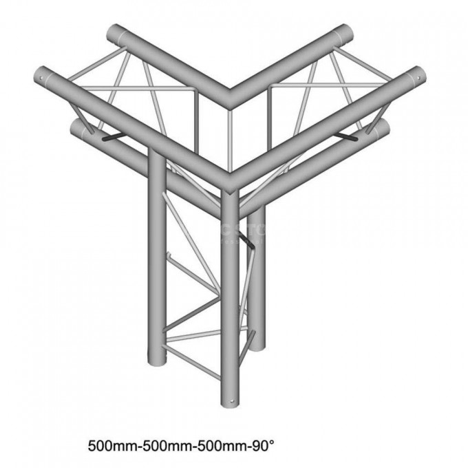Фермы для сцены DURA TRUSS DT 23 C33-LD 3way corner 90 DURATRUSS 33430