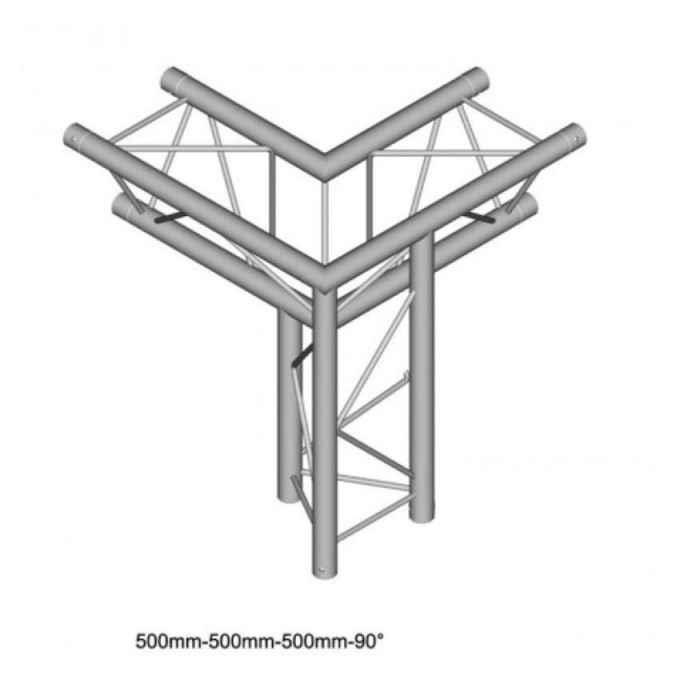 Фермы для сцены DURA TRUSS DT 23 C34-LD 3way corner 90 DURATRUSS 33431