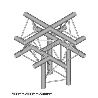 Фермы для сцены DURA TRUSS DT 23 C52-XU X-joint + up DURATRUSS 33434 Фермы для сцены DURA TRUSS DT 23 C52-XU X-joint + up DURATRUSS 33434