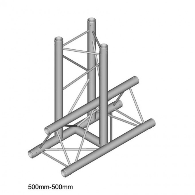 Фермы для сцены DURA TRUSS DT 23 T35-VD 3way vertical T piece down DURATRUSS 33436