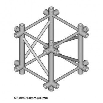 Фермы для сцены DURA TRUSS DT 44 XUD X-joint + up + down 50cm DURATRUSS 33619