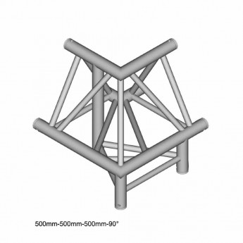 Фермы для сцены DURA TRUSS DT 43 C32-ULDL 3way corner 90 DURATRUSS 33691